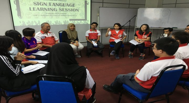 Sign Language Learning Session